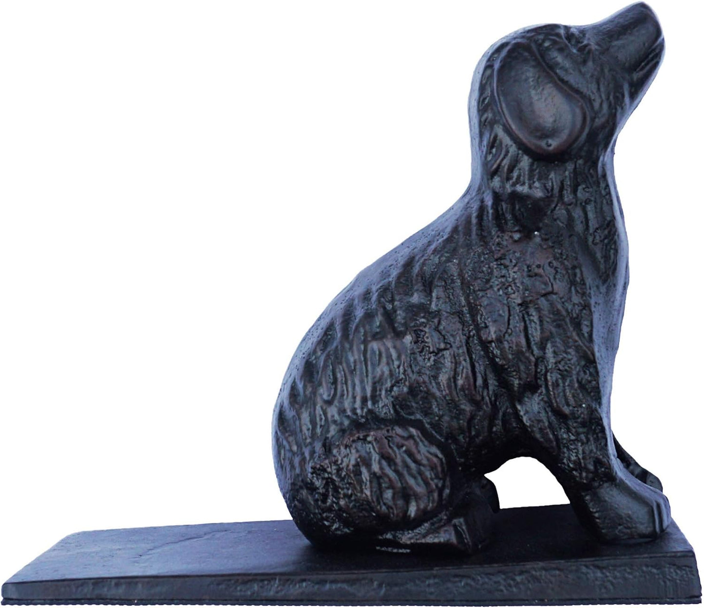 Cast Iron Dog Door Stopper, Weight 5 Lbs, 8.5" x 7.5" x 3.5"