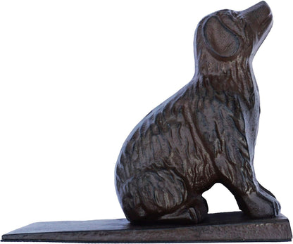 Cast Iron Dog Door Stopper, Weight 5 Lbs, 8.5" x 7.5" x 3.5"