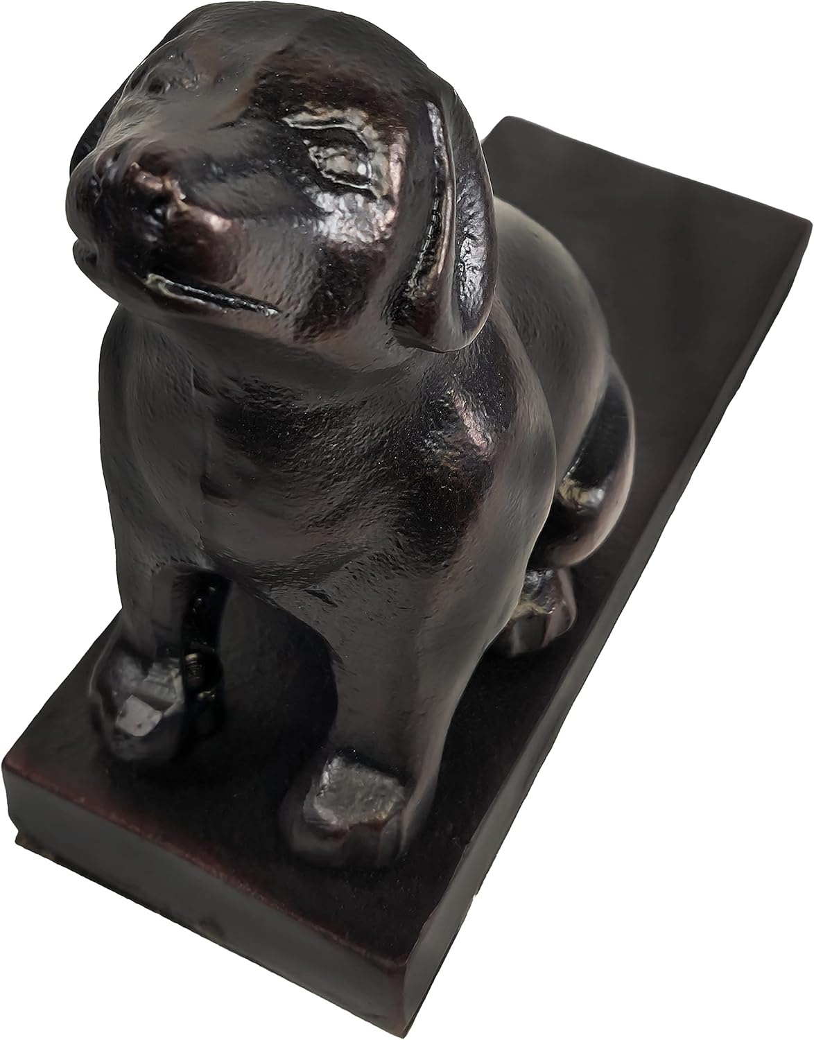 Cast Iron Dog Door Stopper Weight 5 Lbs (Black)