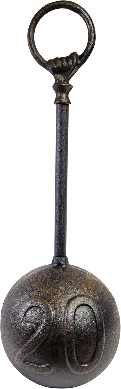 Cast Iron #20 Door stopper with Handle (8.6 Lb)