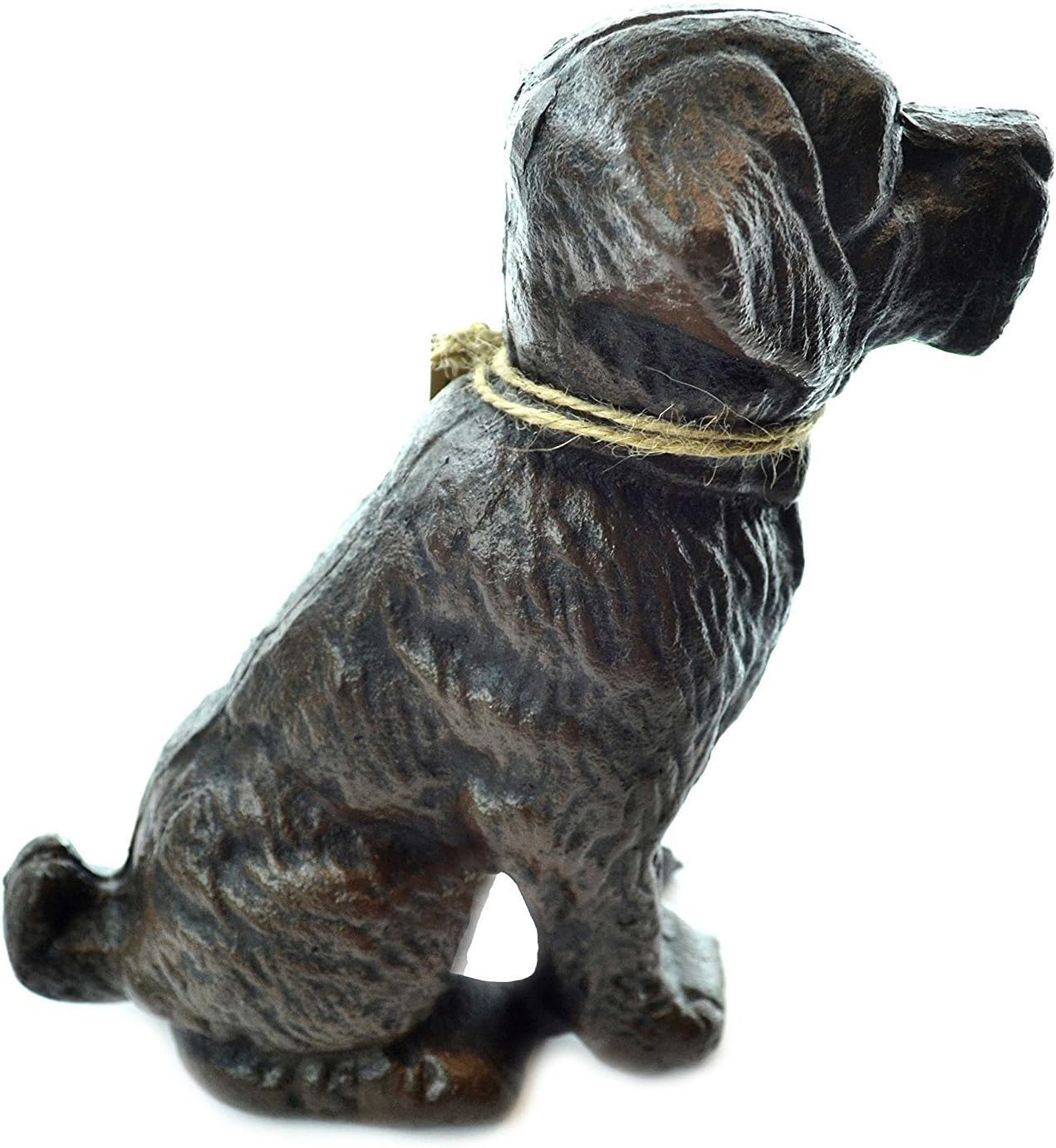 Cast Iron Decorative Dog Statue Door Stopper, 6" Height, Weighs 4.50 lb