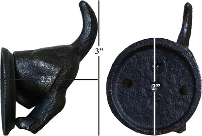 Cast Iron Dog Tail Heavy Duty Key Loose Hooks