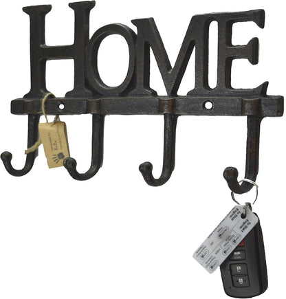 Cast Iron Home Shape Key Holder, Coat Hanger