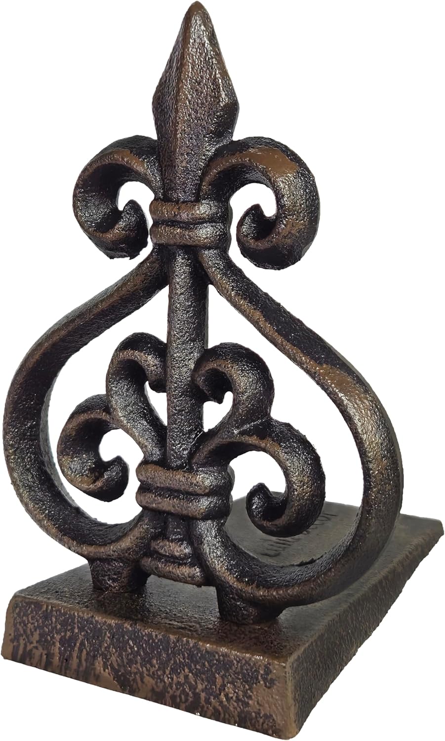 Cast Iron Fleur De Lis Door Stopper - 4.2 lbs