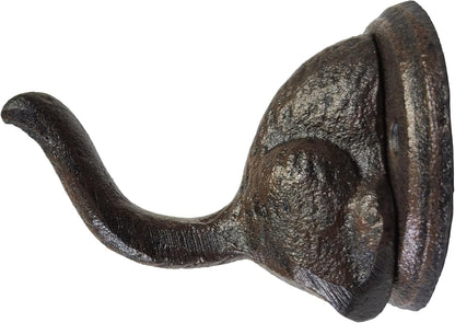 Cast Iron 4 Cat Key Tail Hooks