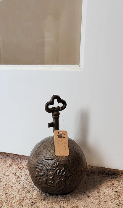 Cast Iron Key Shaped Heavy Door Stopper