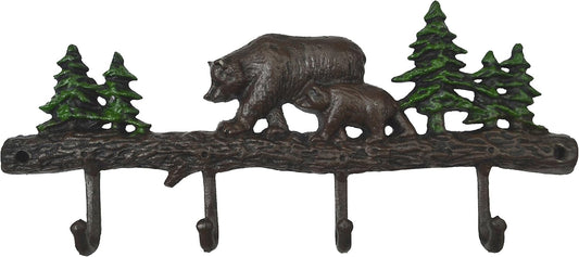 Cast Iron Bear Key Holder and Coat Hook (Bear Hook)