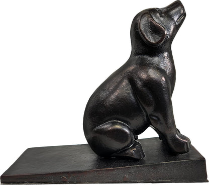 Cast Iron Dog Door Stopper Weight 5 Lbs (Black)