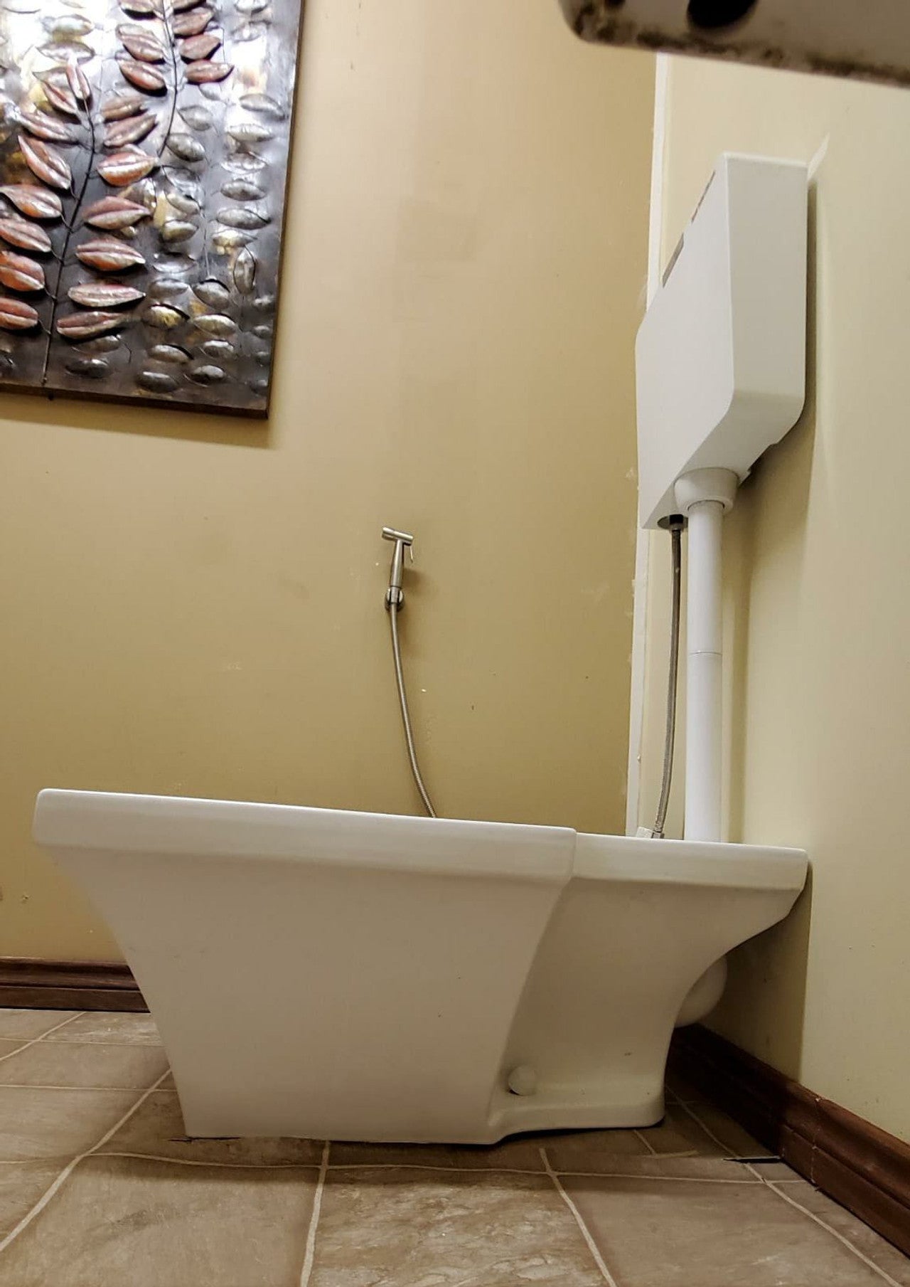 Ceramic Squat Toilet Designed for American Homes, USA Standard with Easy Installation