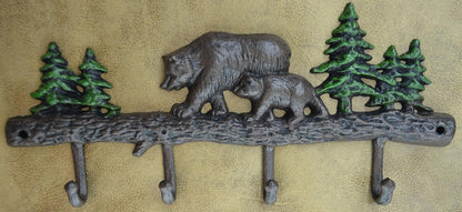 Cast Iron Bear Key Holder and Coat Hook (Bear Hook)