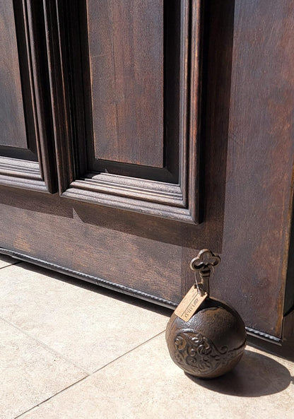 Cast Iron Key Shaped Heavy Door Stopper