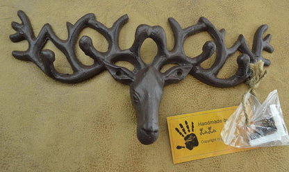 Deer Head Decorative Key Holder