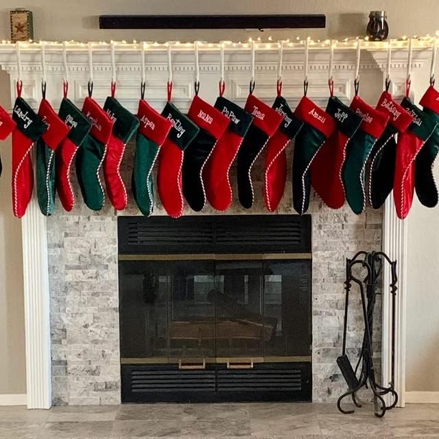 8" Branch Mantel Stocking Holder with Rubber Base