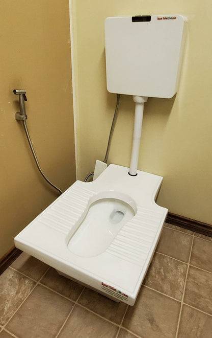 Ceramic Squat Toilet Designed for American Homes, USA Standard with Easy Installation