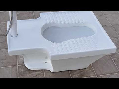 Ceramic Squat Toilet Designed for American Homes, USA Standard with Easy Installation